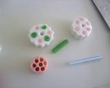 お弁当に✿水玉が可愛いはんぺん作り方3写真