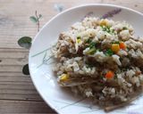 m炊飯器DE簡単鶏ごぼうピラフ作り方6写真