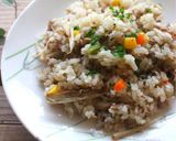m炊飯器DE簡単鶏ごぼうピラフ作り方7写真