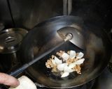 干しエビ入りもち野菜炒め作り方2写真