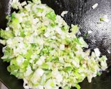 生サーモンと炒めネギの丼ぶり作り方2写真