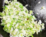 生サーモンと炒めネギの丼ぶり作り方2写真