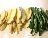 mレンジdeピーマンとじゃが芋たらこ和え作り方1写真