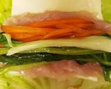 レンジ料理～ササミチーズ巻き作り方4写真