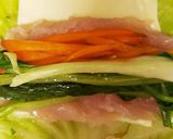 レンジ料理～ササミチーズ巻き作り方4写真