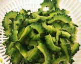夏！にが旨材料ゴーヤだけサラダ作り方3写真