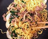 夏バテに効く♡牛肉のスタミナ焼きそば作り方8写真