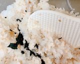 チーズとろ〜り！シャケわかめおにぎり作り方4写真