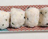チーズとろ〜り！シャケわかめおにぎり作り方10写真