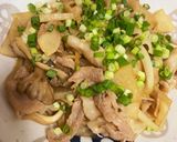 超簡単 豚バラ大根生姜炒め作り方5写真