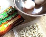 カリカリチーズのとろとろしらすオムレツ作り方1写真