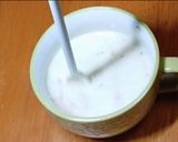 レンジで2分♪オートミール豆乳スープ作り方2写真