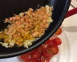 トマトと鮭フレークの冷製パスタ作り方5写真