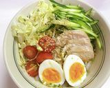 暑い夏にさっぱりと☆冷やしサラダラーメン作り方5写真
