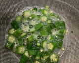 簡単！オクラとらっきょうの酢の物作り方4写真