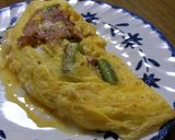 ６Ｐチーズでオムレツ（ハム＆アスパラ）作り方3写真