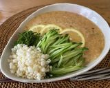冷んやりとろろのたぬきラーメン作り方4写真