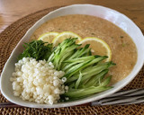 冷んやりとろろのたぬきラーメン作り方4写真