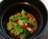 レンチン8分 チキンのトマト煮作り方3写真