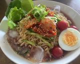 サッポロ一番！トマキムごま味醤油ラーメン作り方7写真