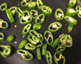 万願寺とうがらしのゆかり炒め作り方1写真
