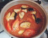 ナスとトマトのチーズ麻婆冷やし麺作り方5写真
