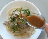 夏バテ予防に♪簡単 豚しゃぶ風うどん作り方8写真