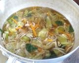 切干大根のスープ　♪大和市学校給食作り方5写真