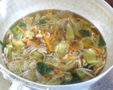 切干大根のスープ　♪大和市学校給食作り方5写真