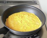 ご飯に合う！【豚キャベツの挟みオムレツ】作り方4写真