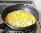 ご飯に合う！【豚キャベツの挟みオムレツ】作り方5写真