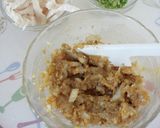 シャキシャキ玉ねぎのごま味噌と鶏の冷奴作り方2写真