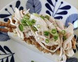シャキシャキ玉ねぎのごま味噌と鶏の冷奴作り方3写真