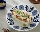 シャキシャキ玉ねぎのごま味噌と鶏の冷奴作り方4写真