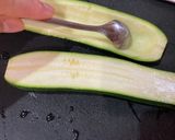 ズッキーニくり抜き焼き作り方1写真