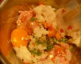 椎茸の鶏蓮根詰め（基本）作り方1写真