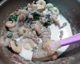 エビの豆乳味噌グラタン作り方3写真