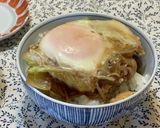 簡単★すき焼きリメイク白菜の巣ごもり卵丼作り方8写真