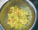 卵入り温野菜サラダ！レンジでチン！作り方4写真