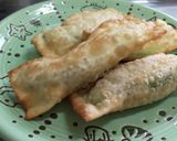 ウィンナーの餃子の皮包み揚げ作り方8写真