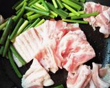 豚肉と絹揚げのガーリックバター炒め作り方2写真