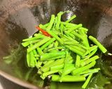 挽き肉と空芯菜のオイスターソース炒め作り方3写真