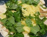 レモンとミントのクリームパスタ作り方3写真