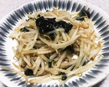 超簡単！もやしと韓国海苔の和え物作り方3写真