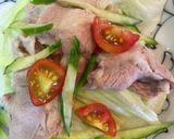 お肉がプルンと#柔らかい#冷しゃぶサラダ作り方4写真