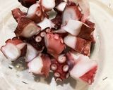 ゆかりのイブクロ トマトとタコのマリネ作り方1写真