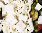 ゴーヤと茄子の みぞれ焼きうどん作り方3写真