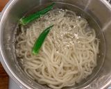 大葉香る♡夏野菜サッパリうどん作り方4写真