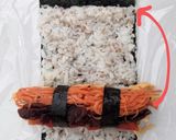 焼きキンパ。キムチーズでハーフ恵方巻き作り方10写真