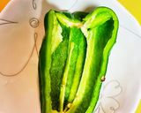 レンジで簡単！ピーマンでチーズハムエッグ作り方1写真